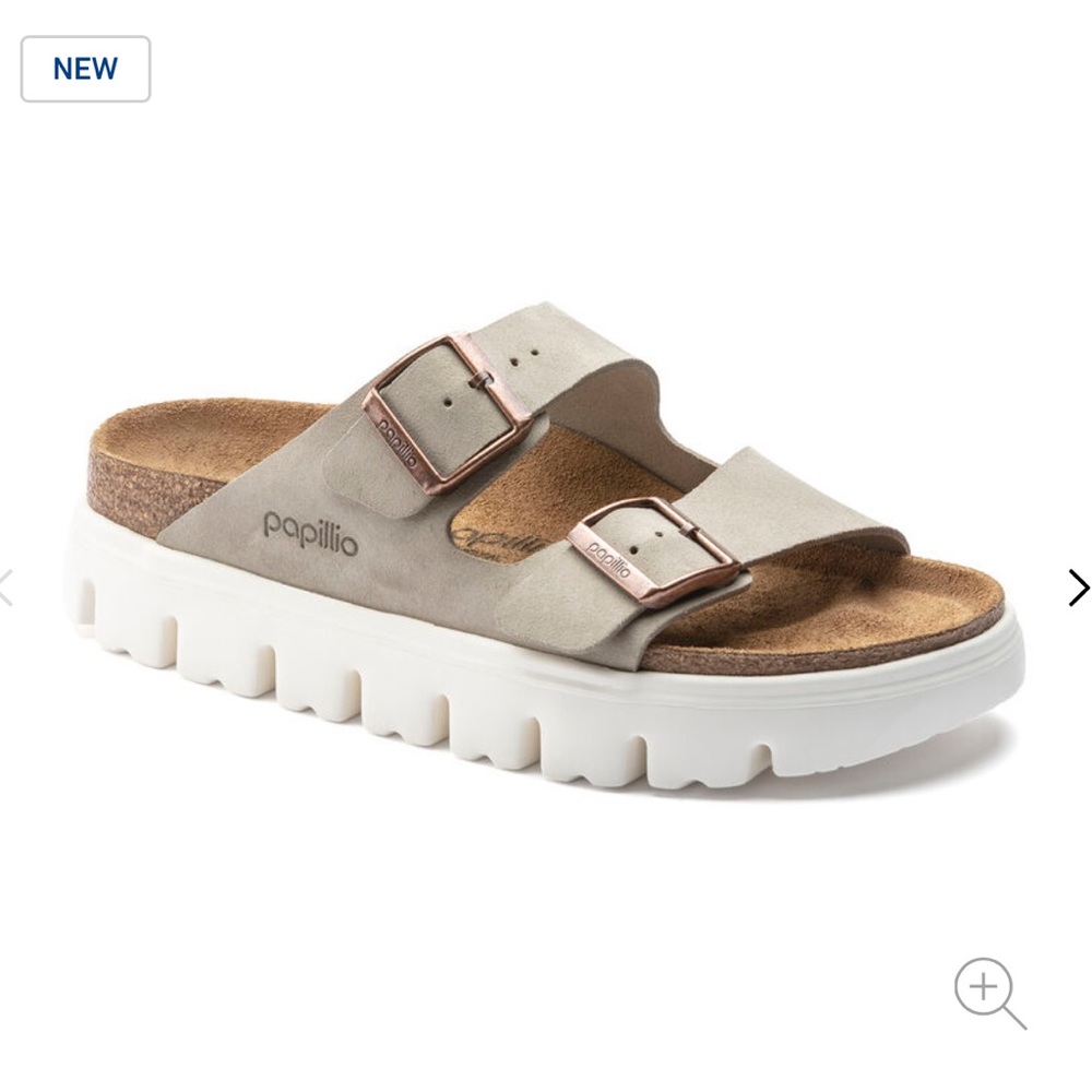 Platform Papillio Birkenstocks size 8